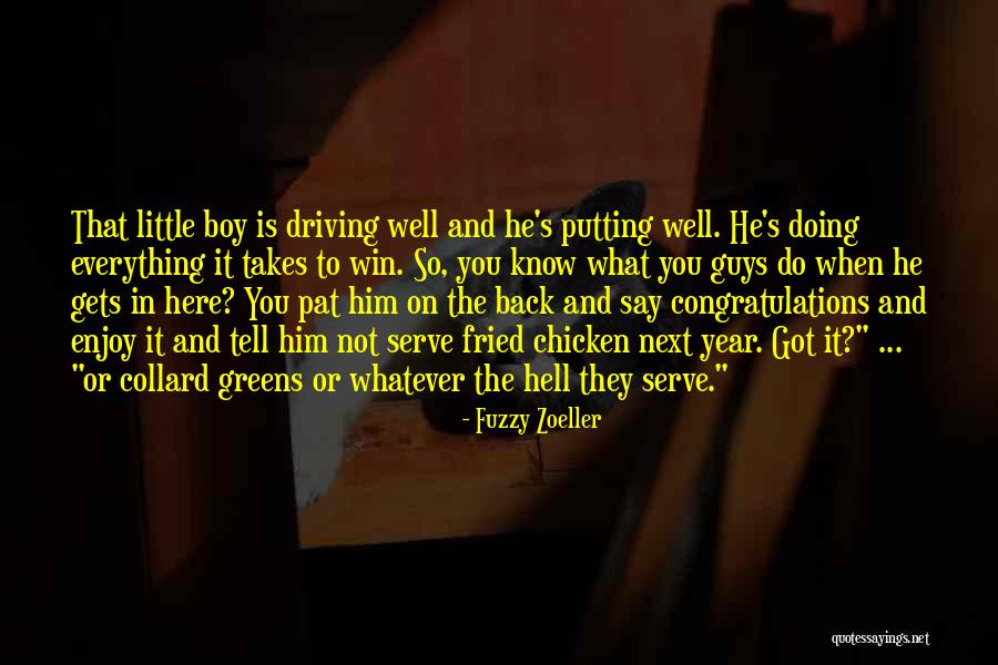 Delphinas Bald Quotes By Fuzzy Zoeller