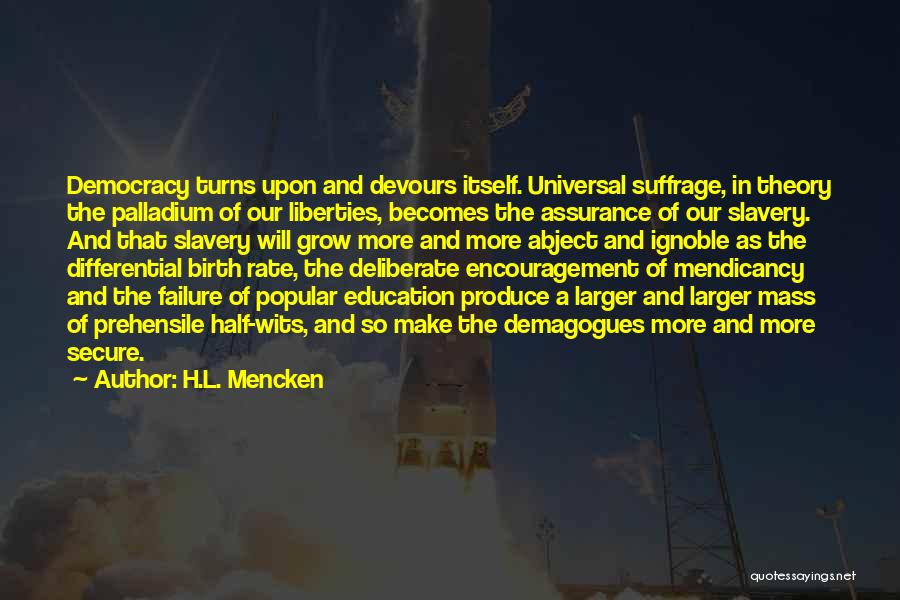 Demagogues Quotes By H.L. Mencken