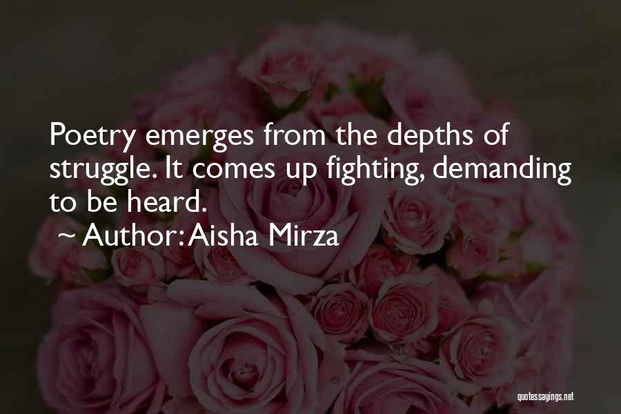 Demanding Quotes By Aisha Mirza