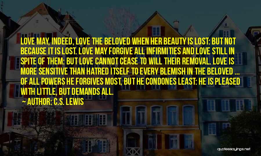 Demands In Love Quotes By C.S. Lewis