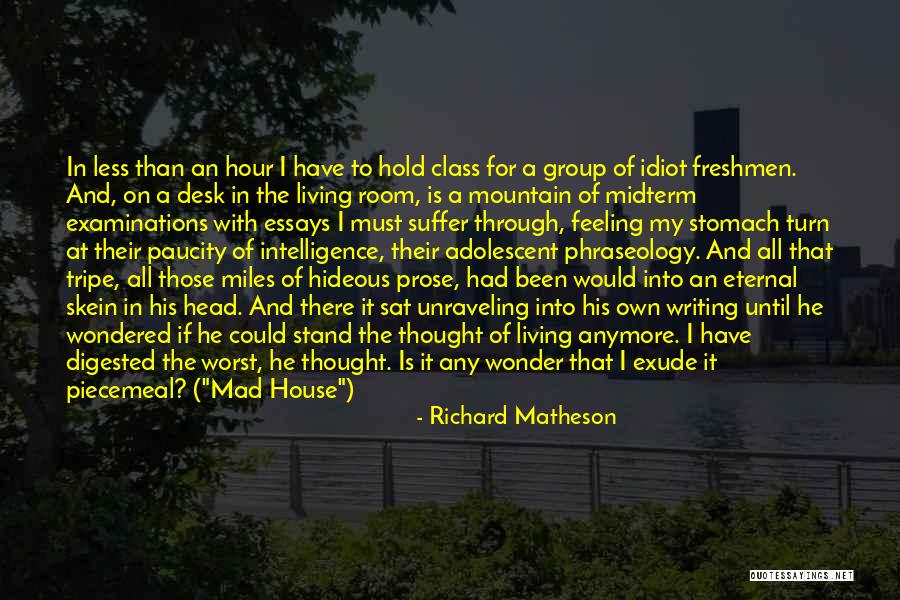 Demarques Bonner Quotes By Richard Matheson Demarques Bonner Quotes By Richard Matheson