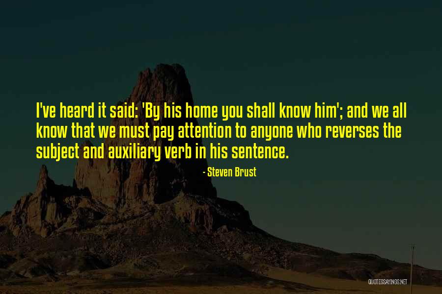 Demarria Hill Quotes By Steven Brust Demarria Hill Quotes By Steven Brust