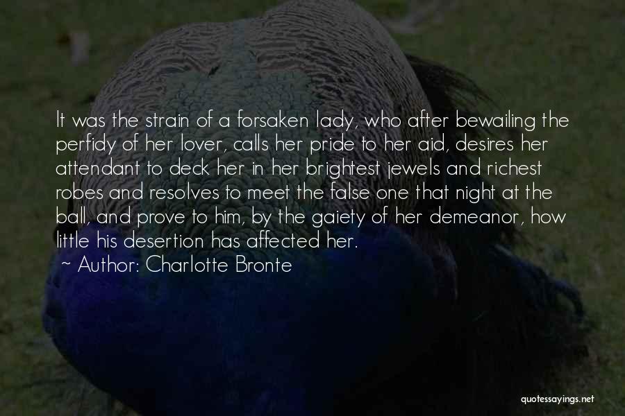 Demeanor Quotes By Charlotte Bronte