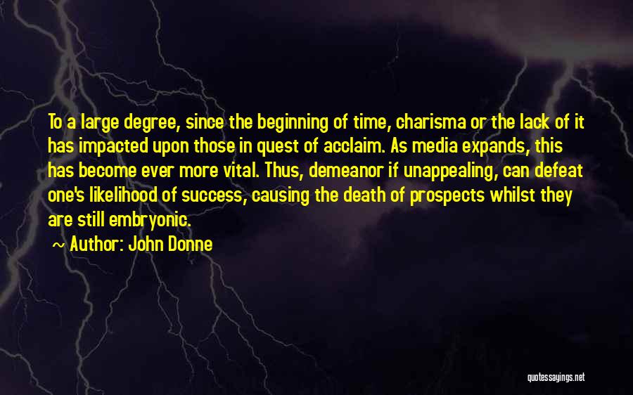 Demeanor Quotes By John Donne