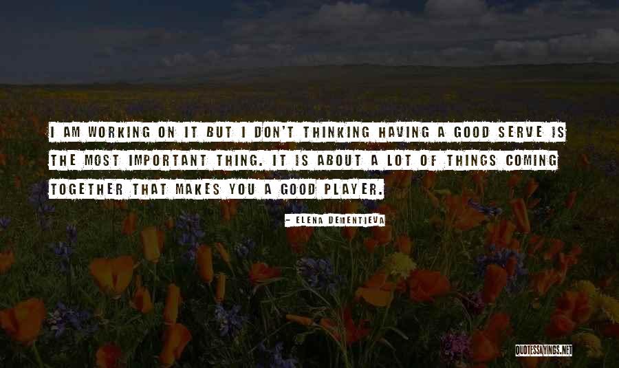 Dementieva Quotes By Elena Dementieva Dementieva Quotes By Elena Dementieva