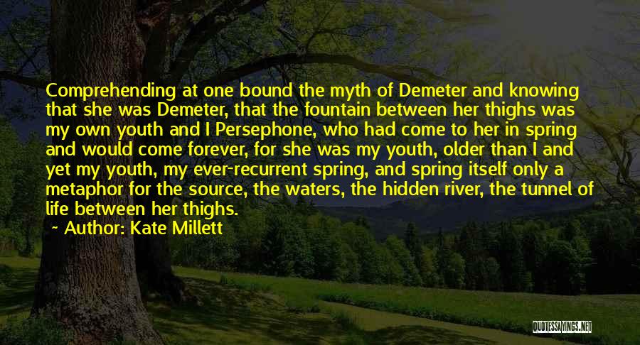 Demeter Quotes By Kate Millett