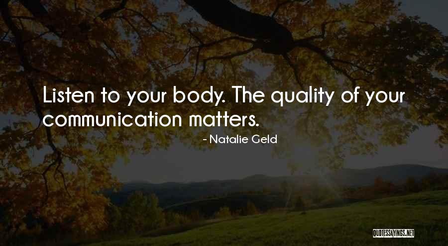Demetras Carmel Quotes By Natalie Geld