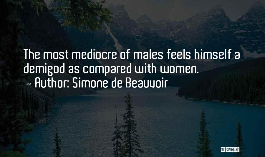 Demigod Quotes By Simone De Beauvoir