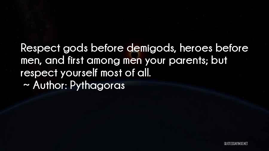 Demigods Quotes By Pythagoras