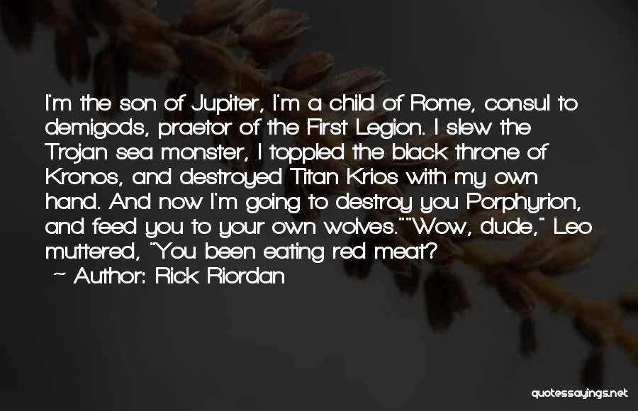 Demigods Quotes By Rick Riordan