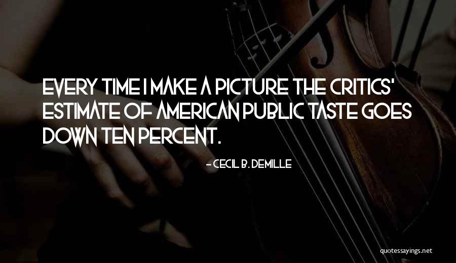 Demille Quotes By Cecil B. DeMille