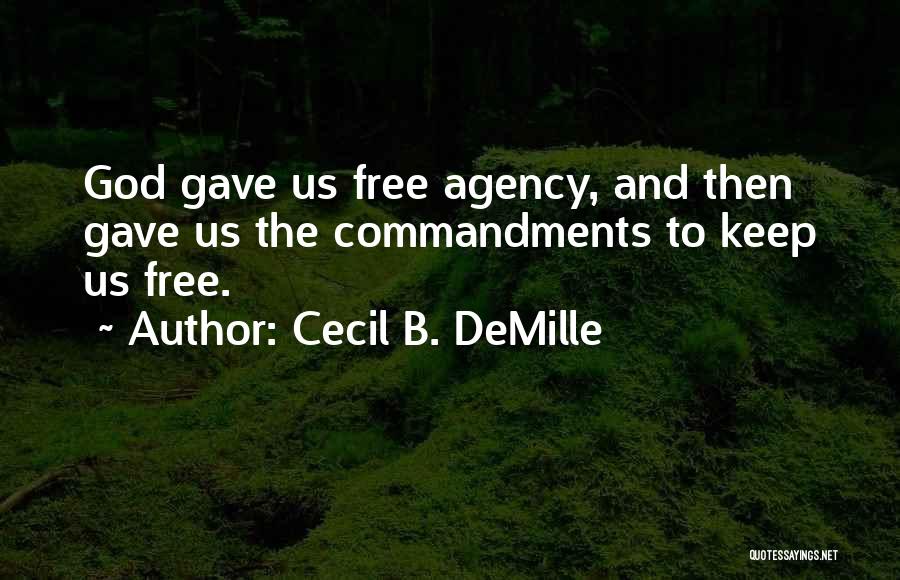 Demille Quotes By Cecil B. DeMille