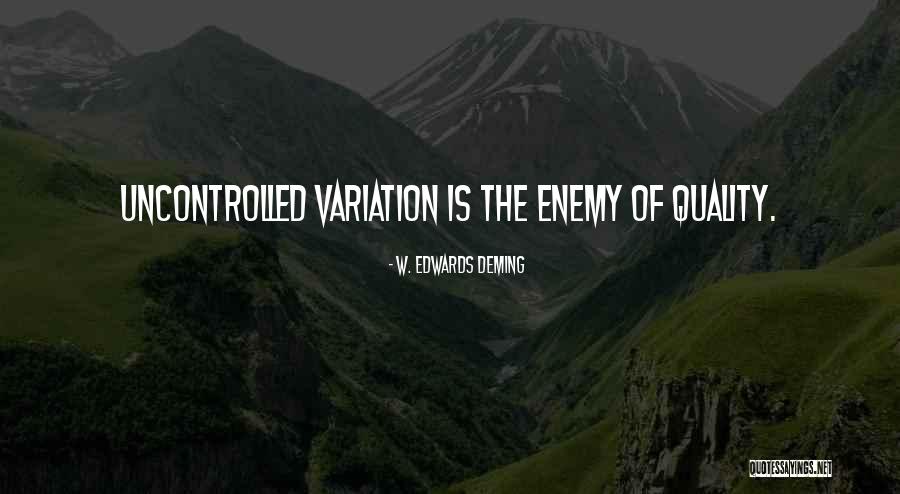 Deming Variation Quotes By W. Edwards Deming Deming Variation Quotes By W. Edwards Deming