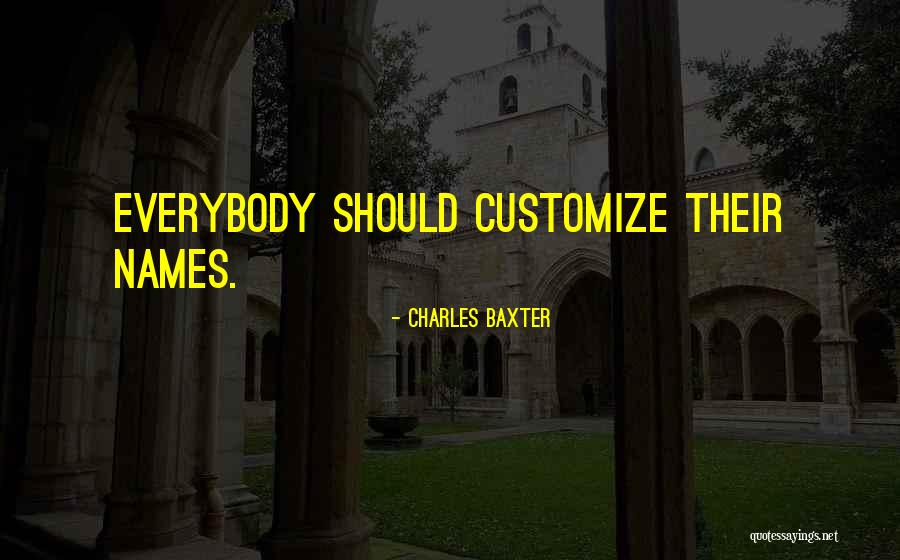 Democracia Liberal Quotes By Charles Baxter