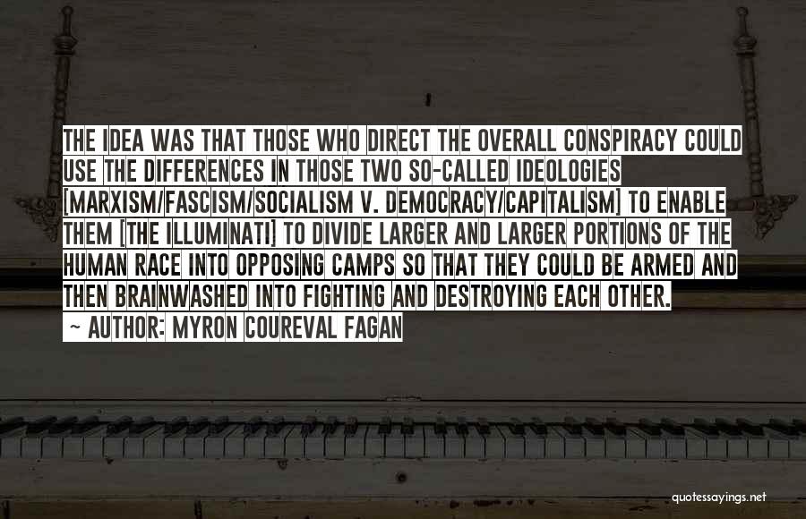 Democracy And Capitalism Quotes By Myron Coureval Fagan