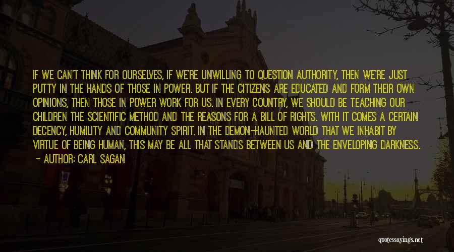 Democracy And Education Quotes By Carl Sagan