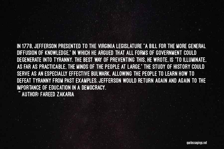 Democracy And Education Quotes By Fareed Zakaria