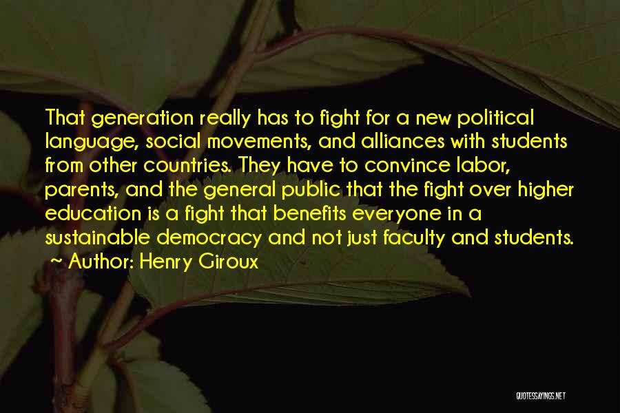 Democracy And Education Quotes By Henry Giroux