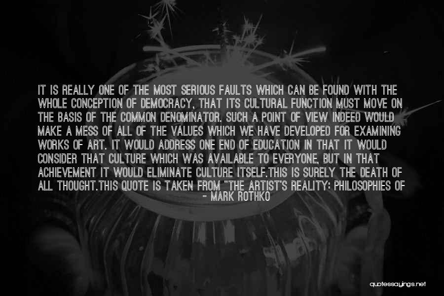 Democracy And Education Quote Quotes By Mark Rothko Democracy And Education Quote Quotes By Mark Rothko