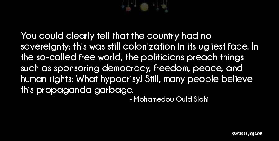 Democracy And Freedom Quotes By Mohamedou Ould Slahi