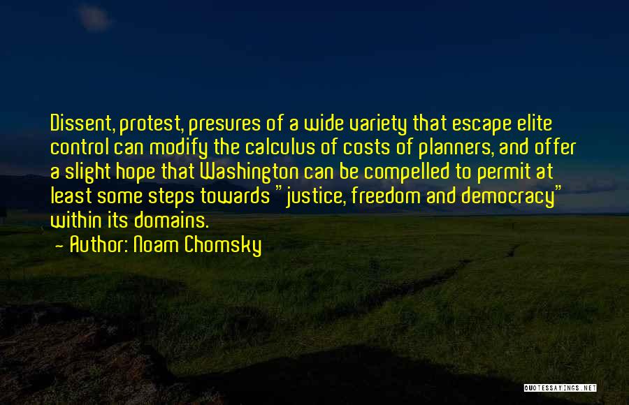 Democracy And Freedom Quotes By Noam Chomsky