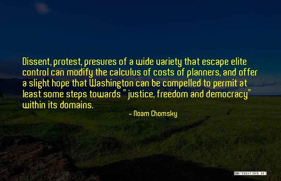 Democracy And Freedom Quotes By Noam Chomsky