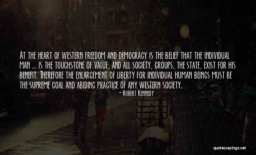 Democracy And Freedom Quotes By Robert Kennedy