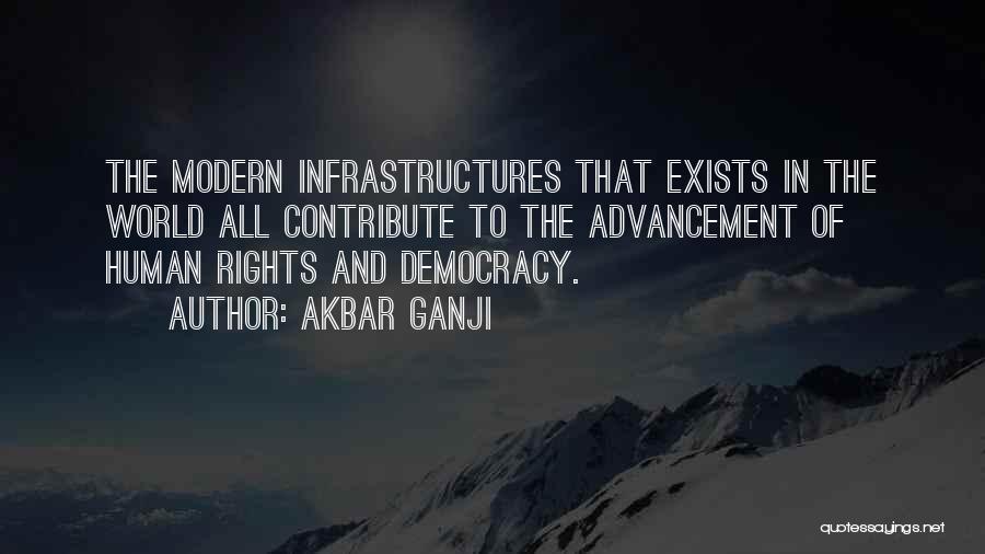 Democracy And Human Rights Quotes By Akbar Ganji