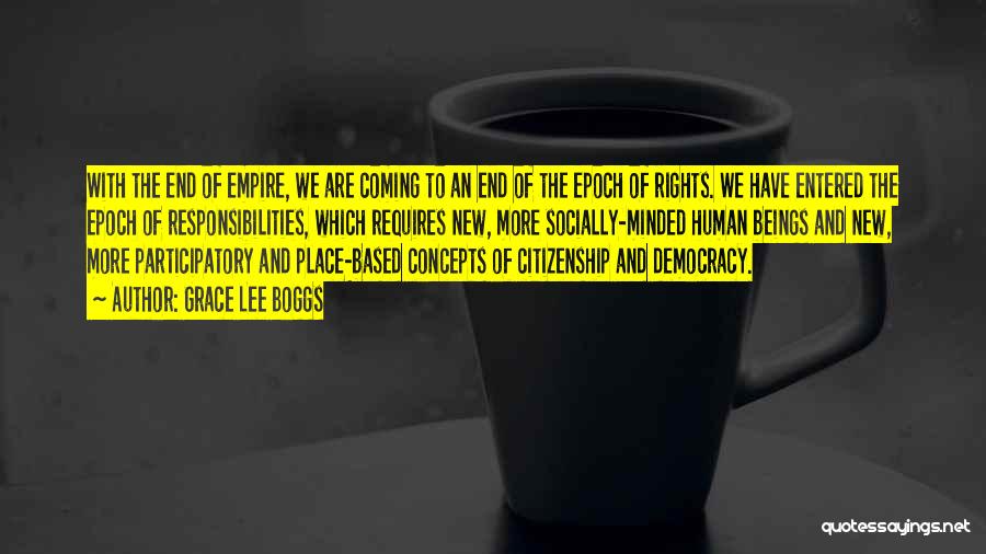 Democracy And Human Rights Quotes By Grace Lee Boggs