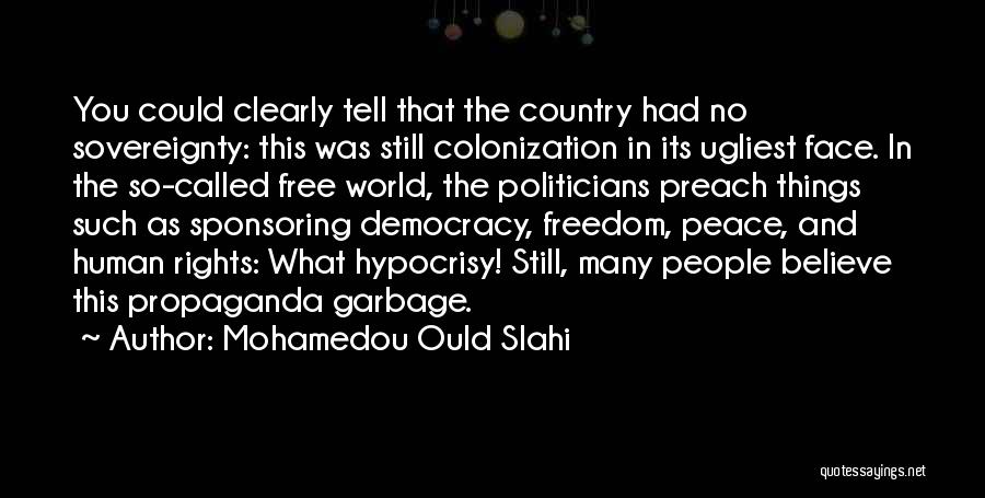 Democracy And Human Rights Quotes By Mohamedou Ould Slahi