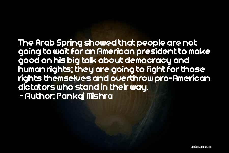 Democracy And Human Rights Quotes By Pankaj Mishra