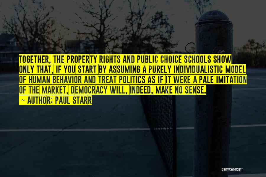 Democracy And Human Rights Quotes By Paul Starr