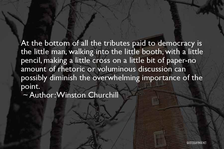 Democracy Churchill Quotes By Winston Churchill