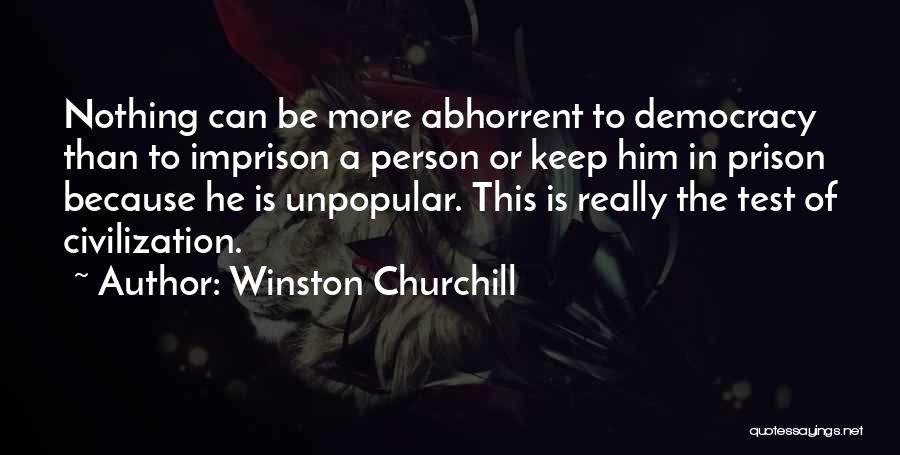 Democracy Churchill Quotes By Winston Churchill