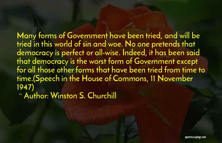 Democracy Churchill Quotes By Winston S. Churchill