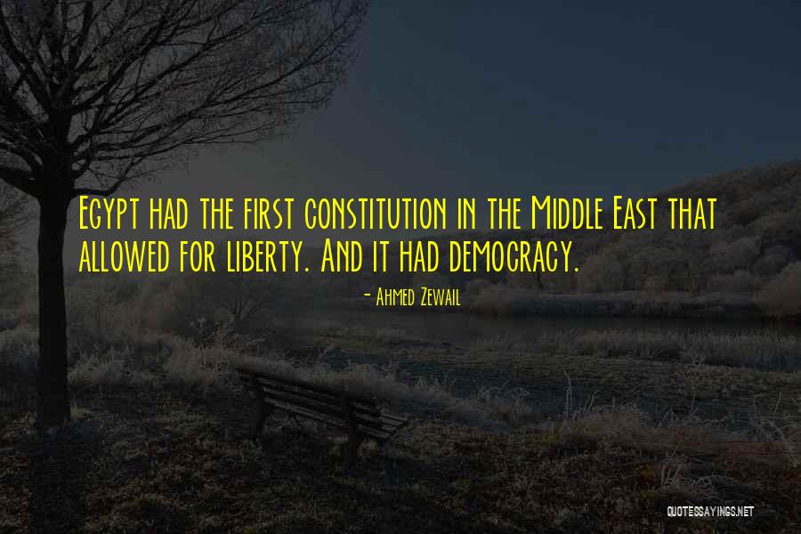 Democracy In The Middle East Quotes By Ahmed Zewail Democracy In The Middle East Quotes By Ahmed Zewail