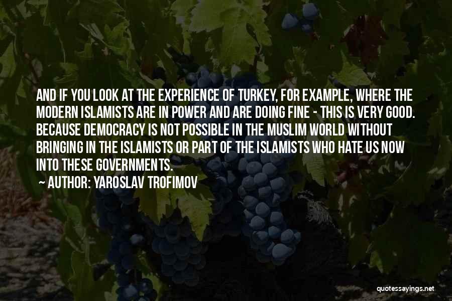 Democracy Now Quotes By Yaroslav Trofimov