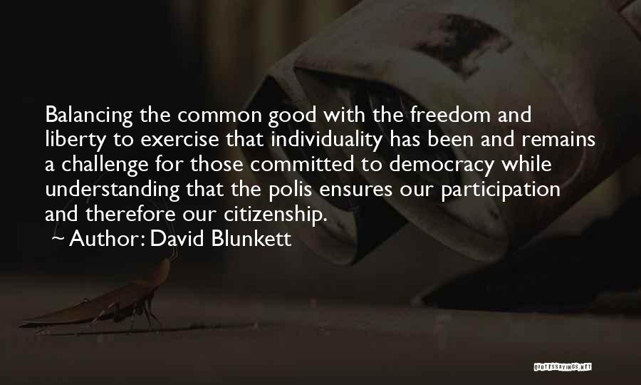 Democracy Participation Quotes By David Blunkett