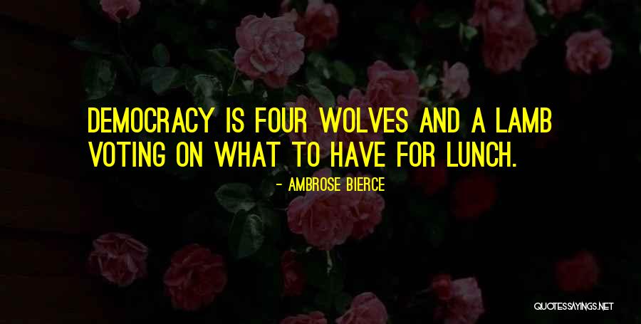 Democracy Voting Quotes By Ambrose Bierce Democracy Voting Quotes By Ambrose Bierce