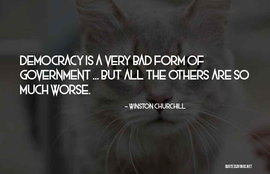 Democracy Winston Churchill Quotes By Winston Churchill