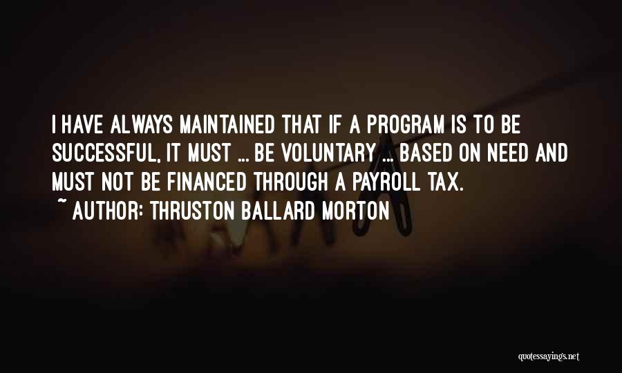 Democrat Iraq Quotes By Thruston Ballard Morton