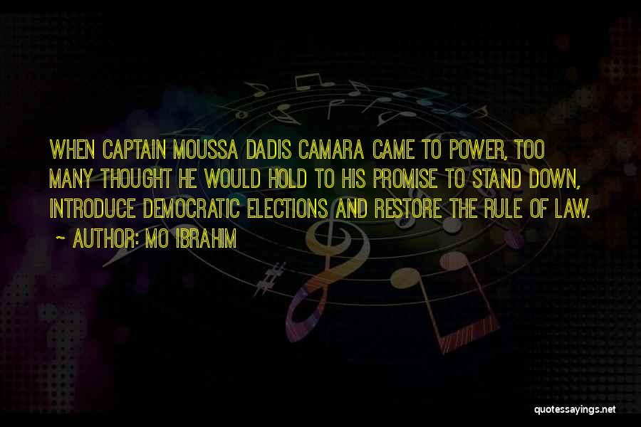 Democratic Elections Quotes By Mo Ibrahim