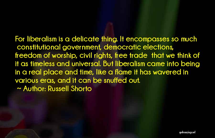 Democratic Elections Quotes By Russell Shorto
