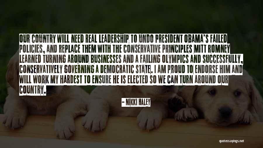 Democratic Principles Quotes By Nikki Haley Democratic Principles Quotes By Nikki Haley