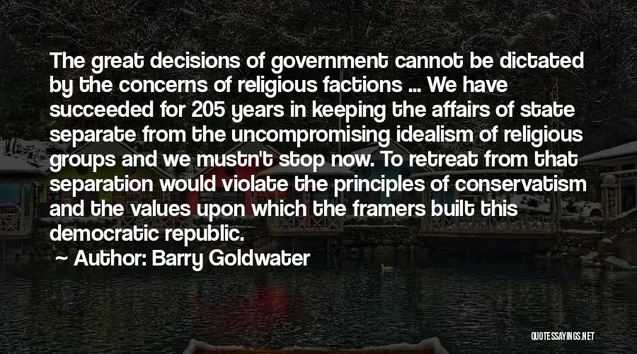 Democratic Republic Quotes By Barry Goldwater