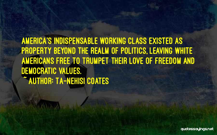 Democratic Values Quotes By Ta-Nehisi Coates