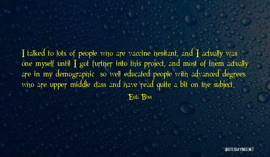 Demographic Quotes By Eula Biss