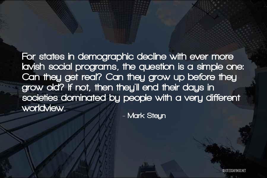 Demographic Quotes By Mark Steyn