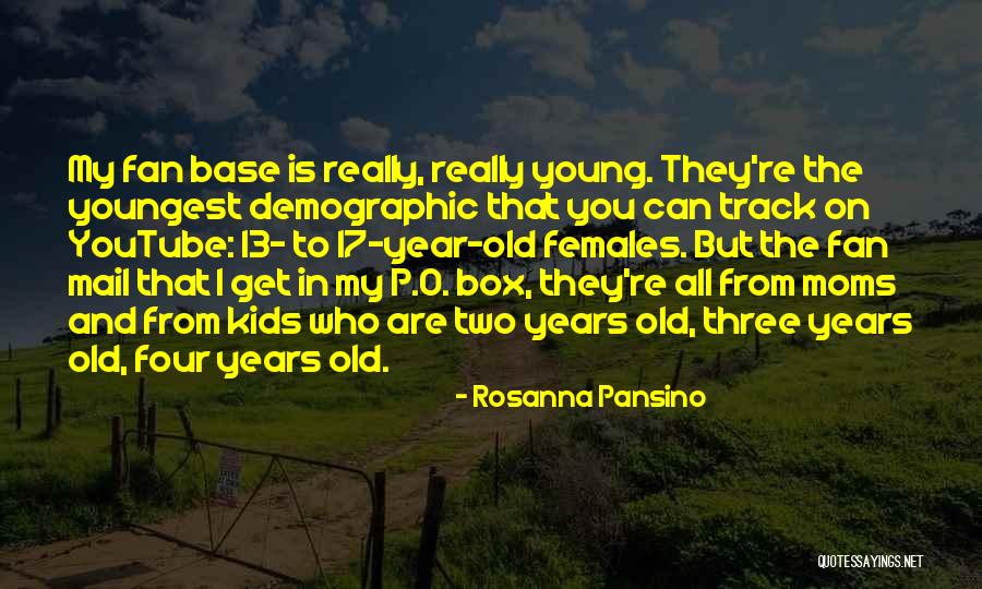 Demographic Quotes By Rosanna Pansino