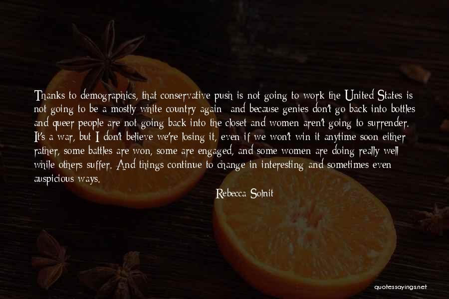 Demographics Quotes By Rebecca Solnit Demographics Quotes By Rebecca Solnit